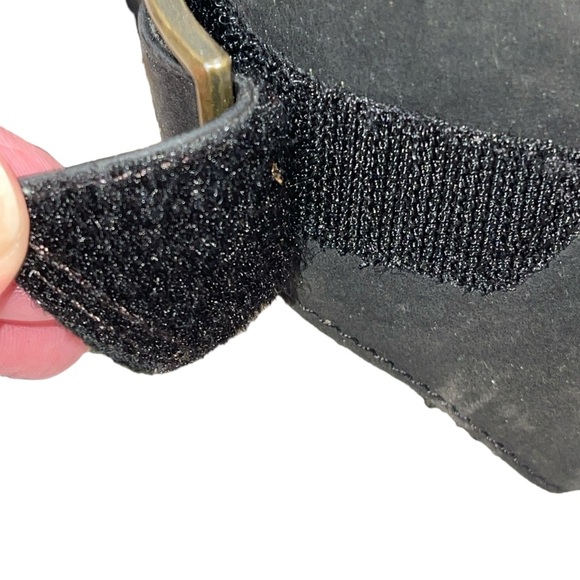 Naot Women's Sandals Size 10(41) Black & Brown Leather Wedge Strappy Platform - Picture 7 of 10